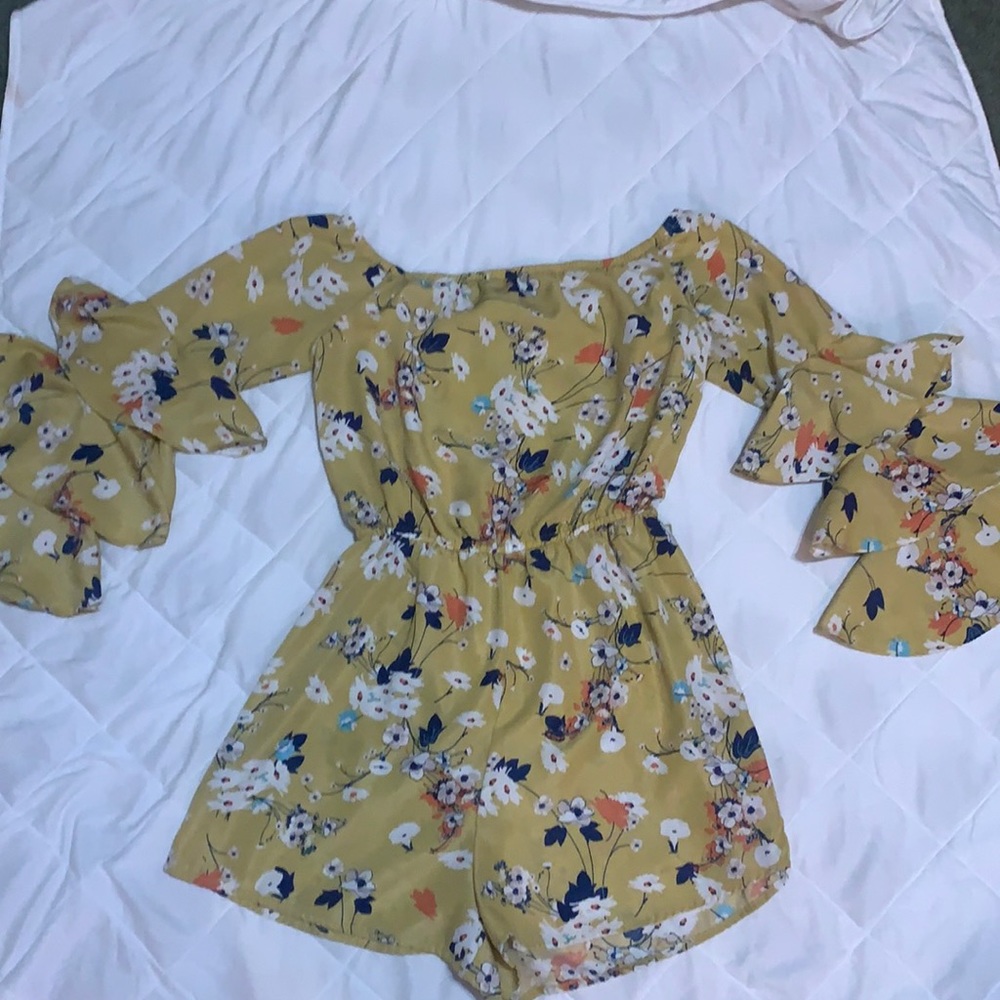 romper off the shoulder size small